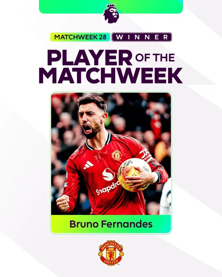 NBA直播-官方:B费当选英超第28轮最佳球员,本赛季已经第四次获奖